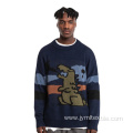 Christmas Knitted Sweater Men Jacquard Knit